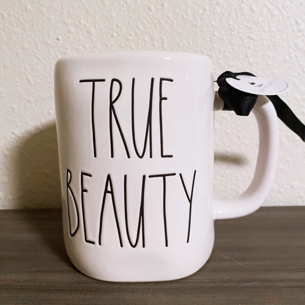True Beauty Rae Dunn Disney Mug Beauty and The Beast